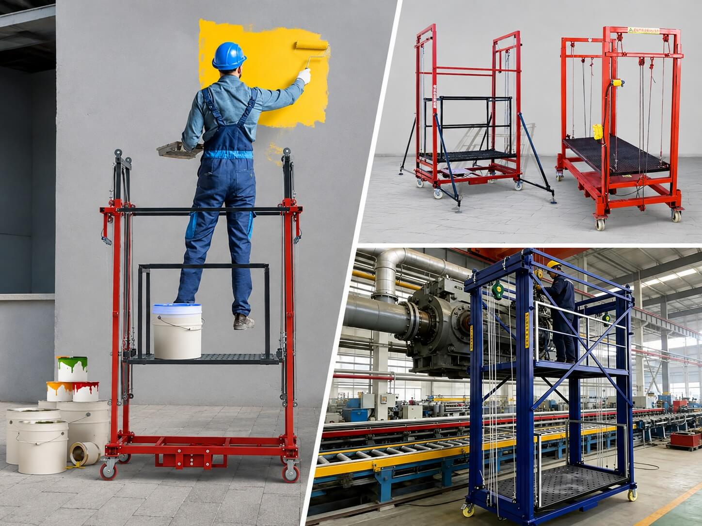 Giàn giáo nâng điện cho công việc trên cao