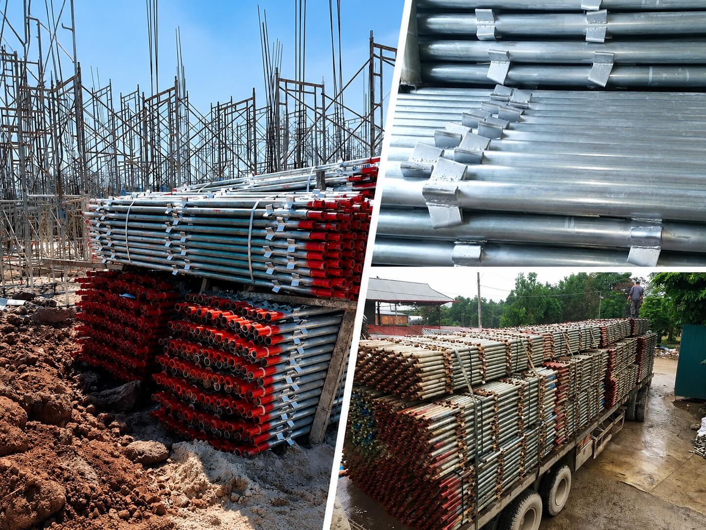 Giàn giáo nêm cho thuê phục vụ chống sàn và chống dầm